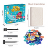 Dinosaur Egg Dig Kit for Kids Ages 3-12 – Glow-in-the-Dark Gem Excavation Fossil Toy, STEM Archaeology Set for Fine Motor Skills