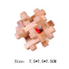 Wooden Lu Ban Brain Teaser 3D Puzzle – Educational Logic Game for Kids & Adults