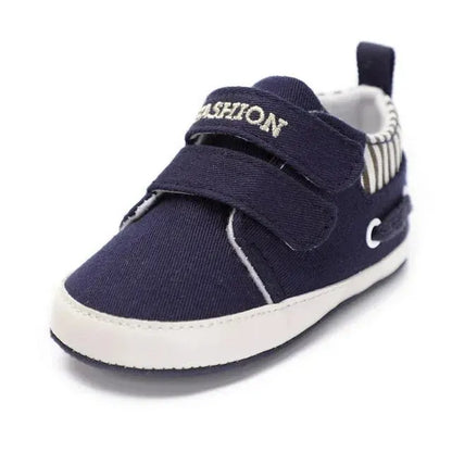 Meckior Baby Boy Sneakers Newborn Striped Soft Sole Casual Baby Shoes First Walker Toddler Crib Moccasins