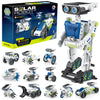12-in-1 Solar Robot Science Kit - DIY Educational Building Toy, STEM Learning Tool for Kids