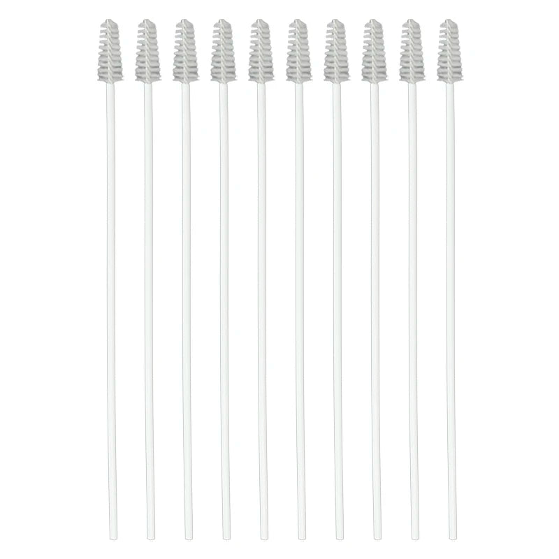 10Pcs 4mm Dia Bottle & Straw Cleaning Brush, Reusable Plastic Drinking Straw Cleaner, Soft Hair Cleaning Tool (175mm Length)