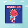 Kids Paint Learning & Coloring Notebook - Drawing Board Paper Pad for Ages 3-14+