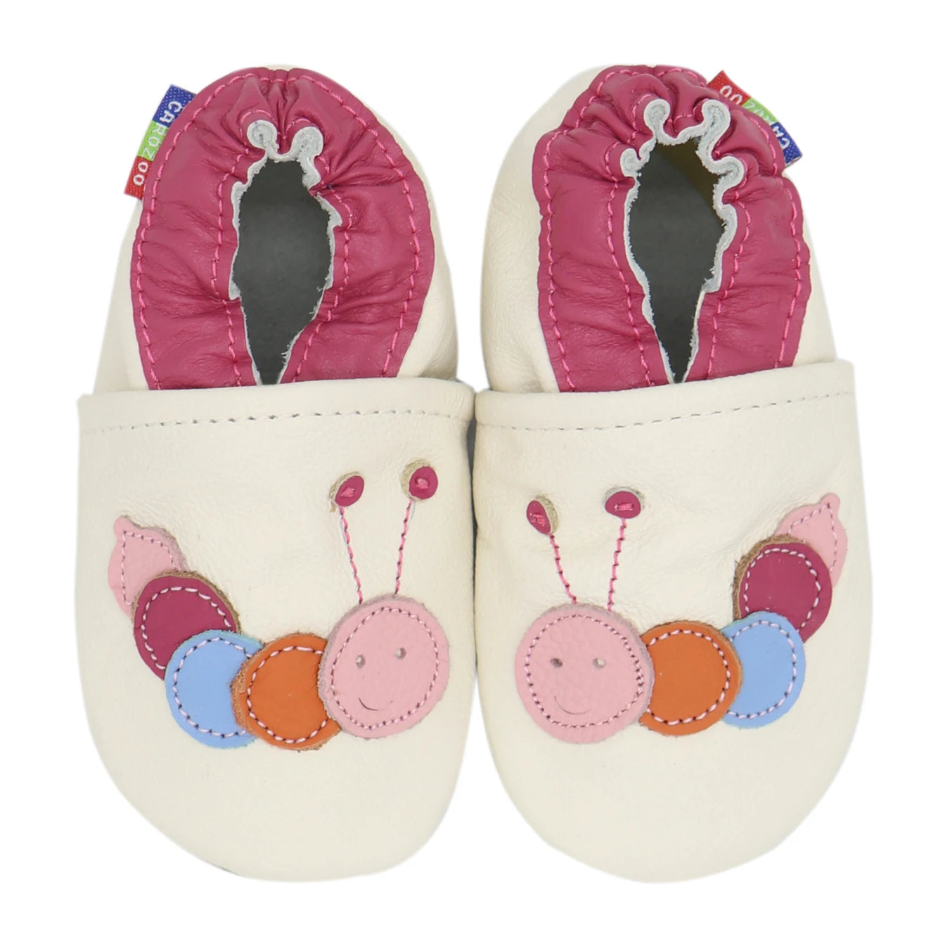 Carozoo Baby Shoes – Leather Children Slippers, Prewalker First Walking Shoes for Newborn Boys & Girls