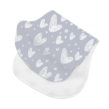 2-Layer Absorbent Burp Cloths – Soft Cotton Baby Bibs for Feeding & Teething - Kidzy Market