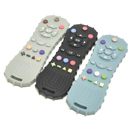 1/3pcs Baby Remote Control Teether - Silicone Anti-Eating Gloves, Pacifier Bracelet & Teething Stick | Biting Toy for Babies