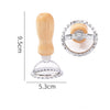 Ravioli Stamp Maker Cutter Set with Roller Wheel Wooden Handle for Pasta and Dumplings