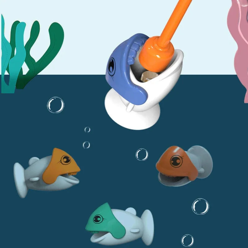 Dinosaur Magnetic Fishing Toys – Simple Play Rod Game, Montessori Educational Toy for Babies and Kids, Rotating Rod Gift