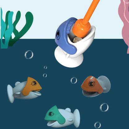 Dinosaur Magnetic Fishing Toys – Simple Play Rod Game, Montessori Educational Toy for Babies and Kids, Rotating Rod Gift