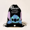 Disney Stitch Cartoon Drawstring Bag for Boys and Girls | Party Gifts, Birthday Decorations, and Backpack - Kidzy Market