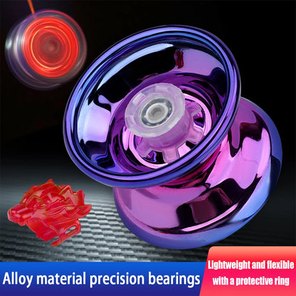 Exquisite Alloy Yoyo Ball - Beginner Dead Sleep and Live Sleep Yo-Yo, Competitive Combination Set