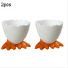 Chicken High-Footed Plastic Egg Cup Holder 1/2/4 PCS
