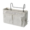 Large Capacity No-Punch Bedside Hanging Diaper Organizer - Nursery Storage Caddy for Bed Rail, Crib and Table