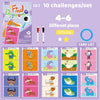 Find the Difference Game – Concentration Training Set with 10 Sheets, Reusable Reverse Answer, Interactive Observation Skills Development Educational Toy