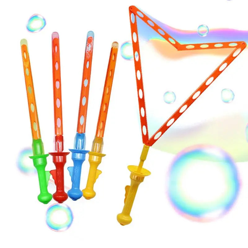 46cm (18.1in) Large Bubble Wand for Kids - Outdoor No-Spill Bubble Stick Toy