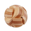 Wooden Kongming Lock Puzzle Lu Ban 3D Brain Teaser Montessori Puzzle for Kids & Adults