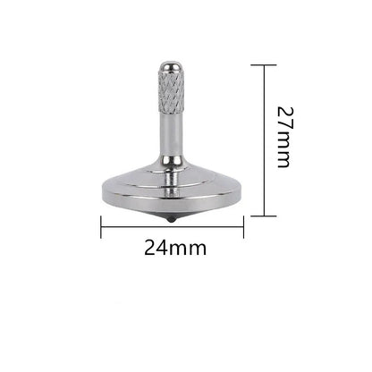 Metal Brass Gyroscope Spinning Top Fidget Toy (Mini Desktop Spinner, 1.5 in)
