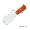 Stainless Steel Spatula and Grill Scraper Wood Handle for BBQ