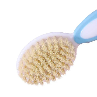 2Pcs Set Baby Care Comb - Anti-scratch Boy & Girl Hairbrush - Newborn Hair Brush, Infant Comb & Head Massager