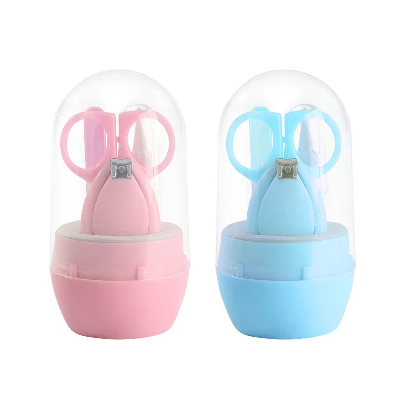 4PCS Baby Nail Care Set – Safe Nail Clipper, Trimmer Cutter, Tweezers, and Tools, Newborn Baby Care Gift