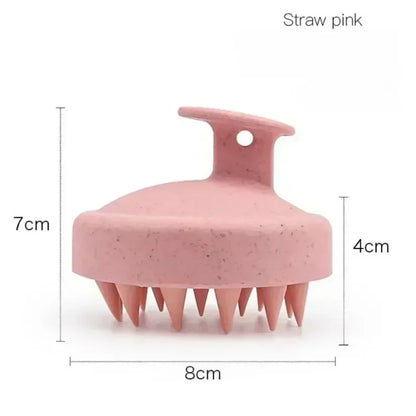 Head Cleansing and Massage Scalp Brush - Wet and Dry Soft Massage Cushioned Airbag for Deep Conditioning - Non-invasive Scalp Massager