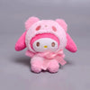 10-Inch Sanrio Hello Kitty Kuromi Plush Shoulder Backpack – Cute Anime Cartoon Bag for Girls and Women