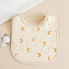 Newborn Baby U-Shaped Bibs | 6 Layers Cotton Gauze Saliva Towel, Bandana Scarf for Boys & Girls, Drool Feeding Burp Cloth - Kidzy Market