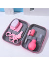 8Pcs/Set Comb & Nose Inhaler Care Set - EVA Package Baby Care Kit - 13Pcs Multifunctional Newborn Baby Nail Clippers