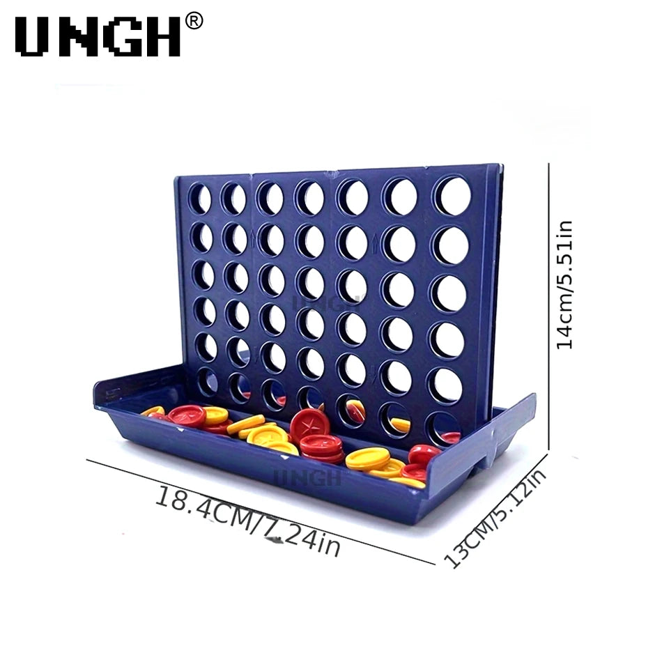 UNGH Four in a Row Bingo Chess - Classic Connect Family Board Game, Fun Educational Toy for Kids, Children Entertainment Game