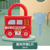 Baby Learning Lock with Key Car Toy – Montessori Educational Number Matching and Sensory Toy for Kids Ages 1-3