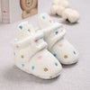 2022 Baby Autumn Winter Boots, Baby Girl Boys Winter Warm Shoes, Solid Fashion Toddler Fuzzy Balls First Walkers Kid Shoes 0-18M