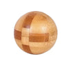 Kong Ming Lock 3D Wooden Brain Teaser Puzzle Interlocking Burr IQ Game for Adults & Kids
