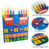 Montessori Felt Finger Counting Toy – Math Learning Activity for Kids
