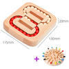 Montessori Wooden Memory Match Game - Color Matching Board Toy for Kids Ages 3-12 (16 cm / 6.3 in)