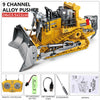 2.4G RC Excavator Dumper Car Remote Control Crawler Bulldozer Toy