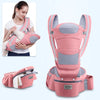 Ergonomic Newborn & Infant Hipseat Baby Carrier Sling — Front & Back Facing Travel Kangaroo Wrap