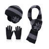 3-Piece Kids’ Winter Set – Plush Lining Hat, Scarf & Gloves with Earflaps, Knitted Beanie & Neck Warmer for Children (Ages 4-10)