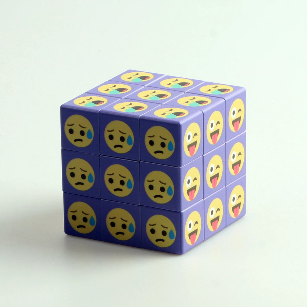 Magic Cube 3x3x3, Cartoon Alien Dollar Graffiti UV, Fun Stress Relief Puzzle, Professional Smooth Speed Game, Children's Toy Gift