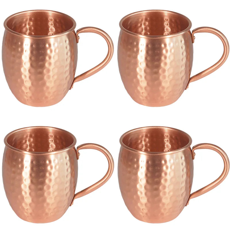 100% Solid Copper Moscow Mule Mug – 350 ml (12 fl oz) Pure Copper Beer & Cocktail Cup