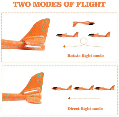 Large Foam Plane Glider 36 cm (14.17 in) and 48 cm (18.9 in) Hand Throw Airplane Outdoor Kids Toy Gift