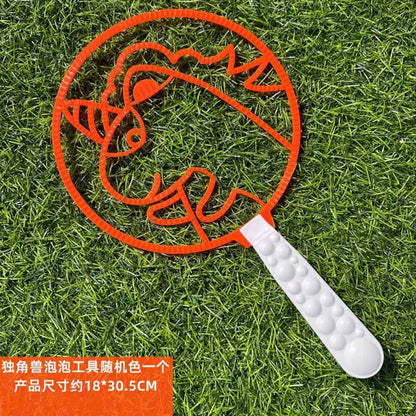 Multi-Style Bubble Blower Toys for Kids - Cute Flower & Heart Bubble Wands, 1-Pack Outdoor Bubble Blowing Tool