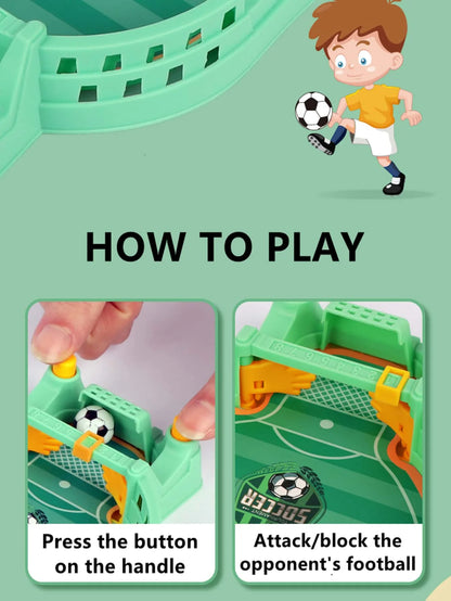 Football Table - Mini Tabletop Interactive Game - Soccer Competition Sports Desktop Catapult Toy - Family Game