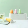 Silicone 4-Hole Popsicle Mold Ice Cream Maker DIY Tray For Kids