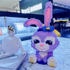 Kawaii Stellalou & Linabell 27 cm (10.6 in) Building Block Figure Set - Desktop Puzzle Toy Gift