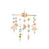 Wooden Crochet Crib Mobile with Felt Rattles – Hanging Bed Bell Toy for Newborns & Infants 0-12 Months