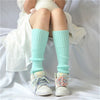 Candy Color Sweet Girl Leg Warmers - NEW Korean Knitted Foot Cover for Women | Solid Color, Autumn & Winter Stylish Elastic Long Tube Socks