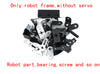 6 DOF Robot Manipulator, MG996 Metal Alloy Mechanical Arm with Clamp Claw Kit for Arduino, UNO/ESP32 Programmable DIY Robot Kit