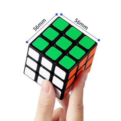 SENGSO Magic Cube 3x3, Frosted Texture Sticker Magic Cube, Educational Puzzle Toy for Children, Designated for Competition Cubes