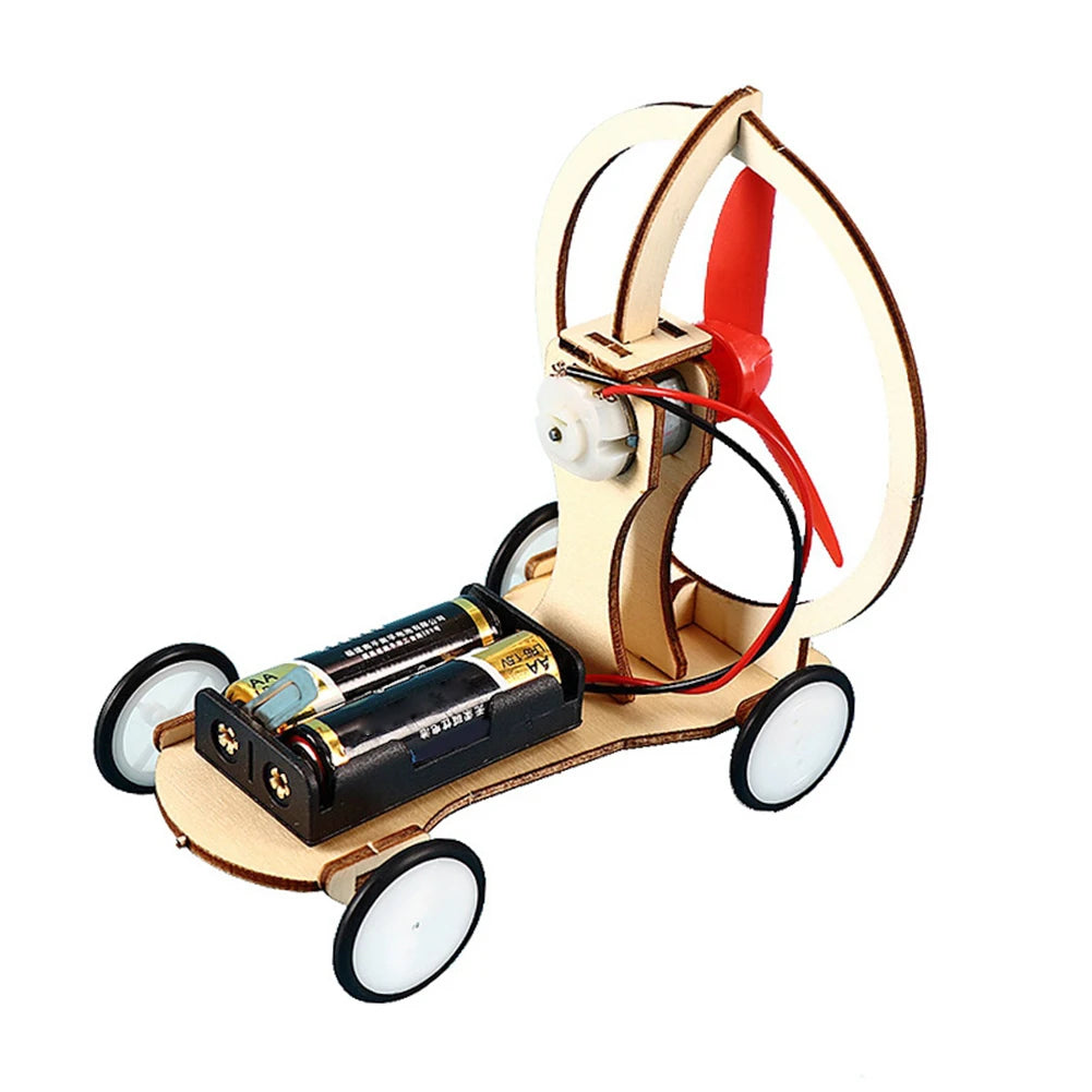 DIY STEM Projects Kit for Kids – 3D Wooden Car and Boat Model Puzzle