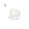 2-Piece Triangular Plastic Onigiri Mold Set - Transparent Sushi Rice Ball Maker