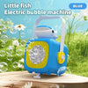 6-Hole Cartoon Fish Handheld Bubble Machine — Battery-Free Bubble Toy for Kids, Ages 3+
